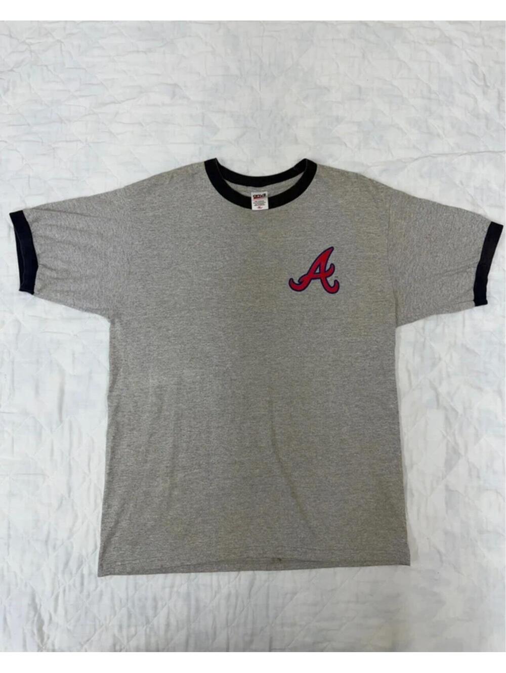 Vintage 90s Atlanta Braves Ringer T-Shirt